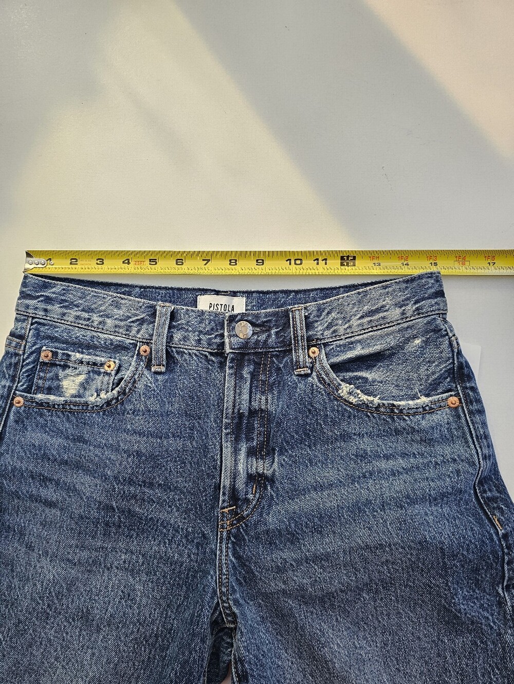 Pistola Lexi Mid Rise Straight Jeans - Picture 5 of 8